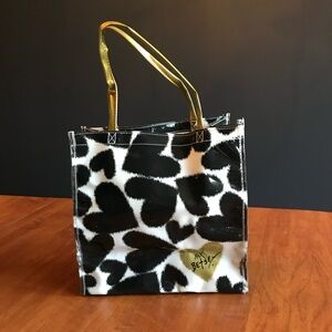 Betsey Johnson leopard print tote